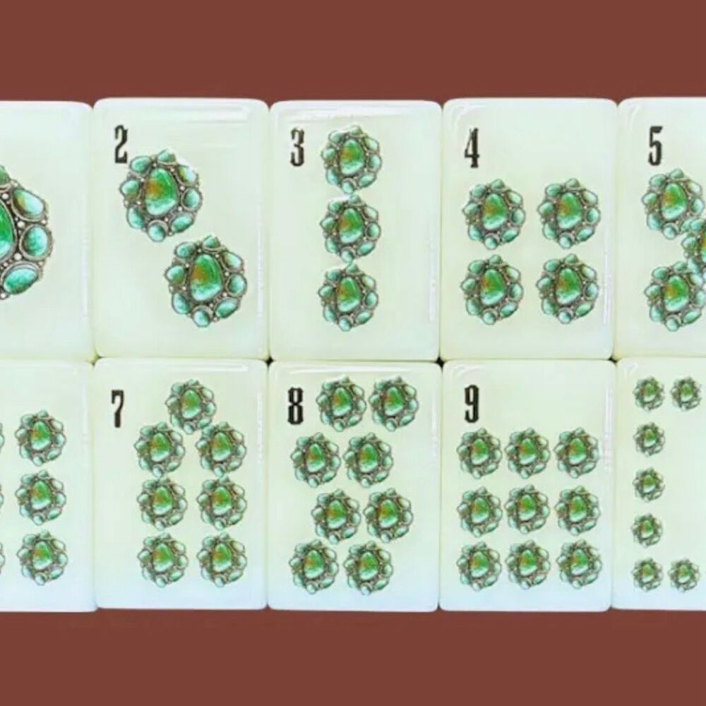 Wild & Western American Mahjong Tiles Only 160 Pc Replacement Set Cowboy Texas - Picture 12 of 13